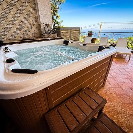 Blu Seaview ,heated Pool, Terrace And Jacuzzi * Półwysep Sorrentyński
