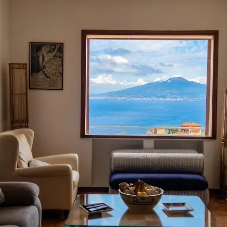 Villa Blu Sorrento Seaview ,Heated Pool, Terrace And Jacuzzi